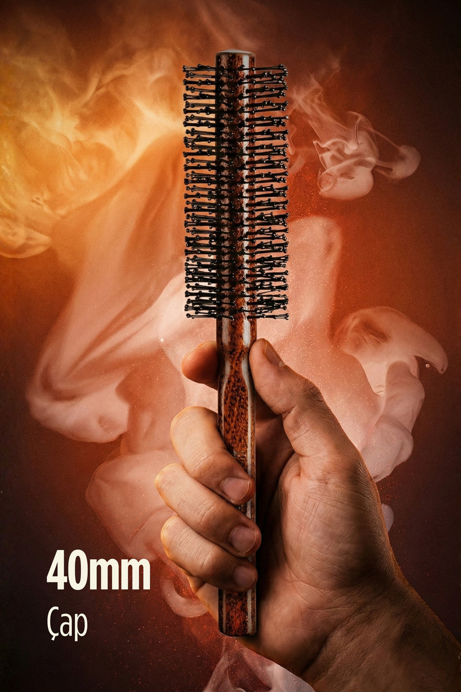 Professional 4-Piece Men's Hairbrush Series and Beard Brush