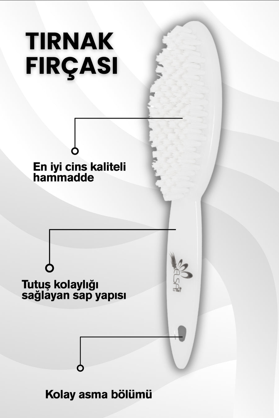 Professional Nail and Multi-Purpose Cleaning Brush for Shoes, Dentures, and Home Cleaning