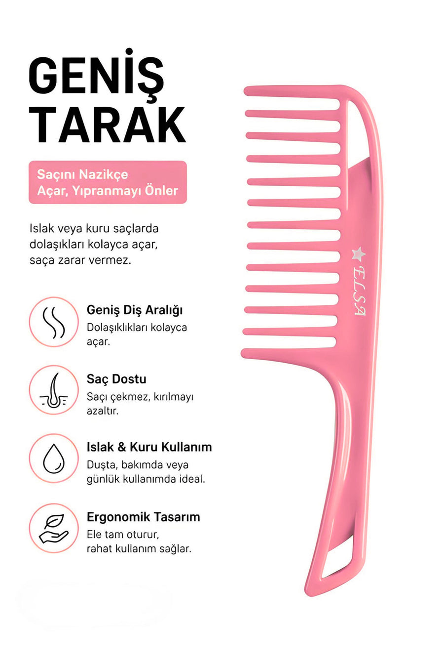 Professional 0345 Wide Comb with Free 3X Crimping Comb