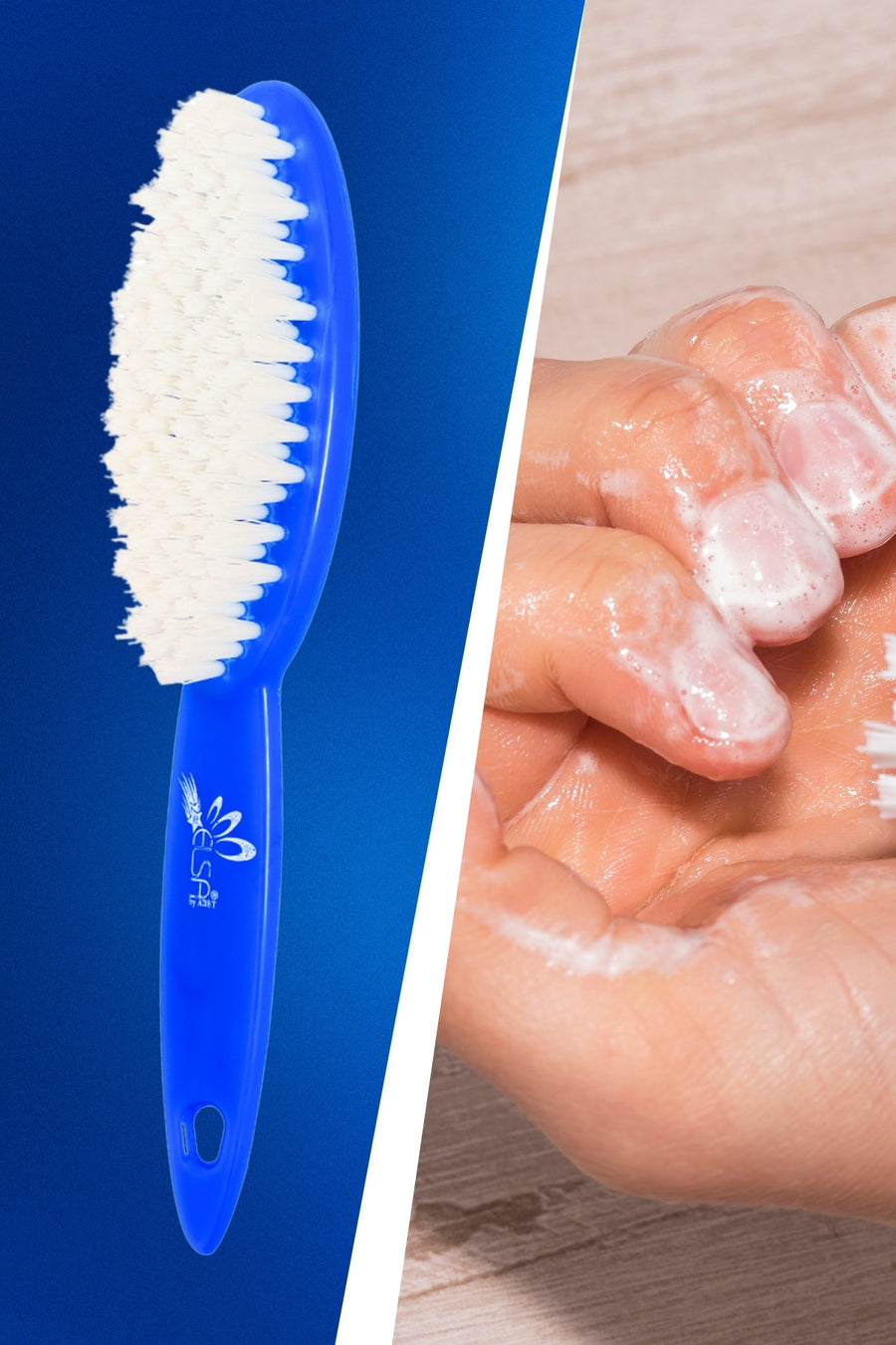 Professional Nail and Multi-Purpose Cleaning Brush for Shoes, Dentures, and Home Cleaning