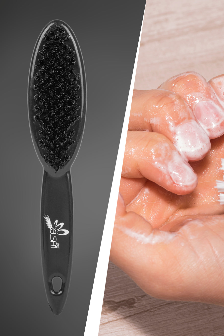 Professional Nail and Multi-Purpose Cleaning Brush for Shoes, Dentures, and Home Cleaning