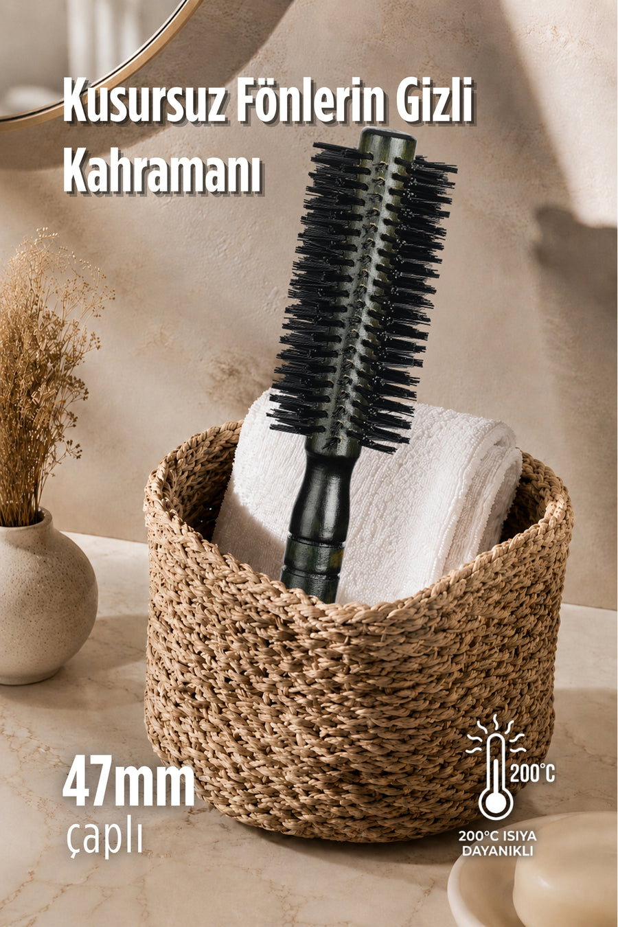 Professional 0.38 Green Hair Brush