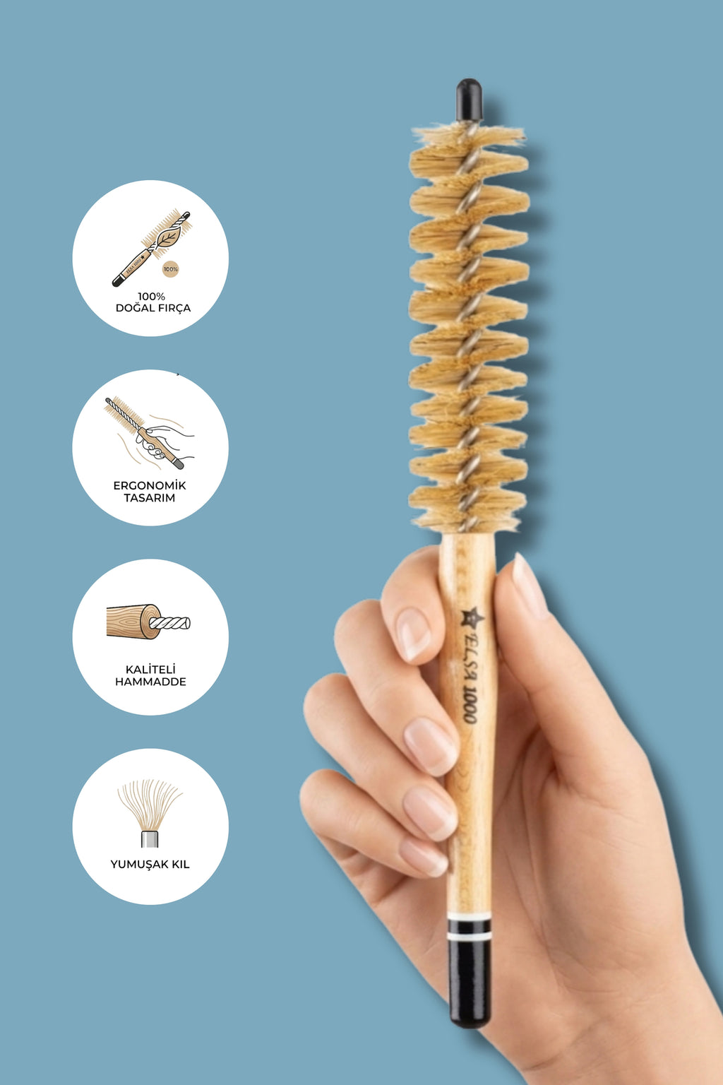 Elsa Professional 1000 Fön Fırçası - Elsa Saç Fırçaları