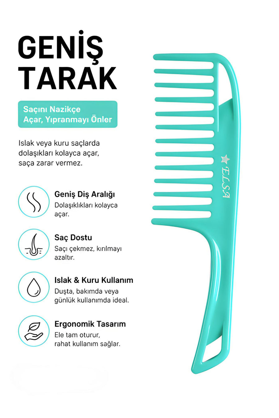 Professional 0345 Wide Comb with Free 3X Crimping Comb