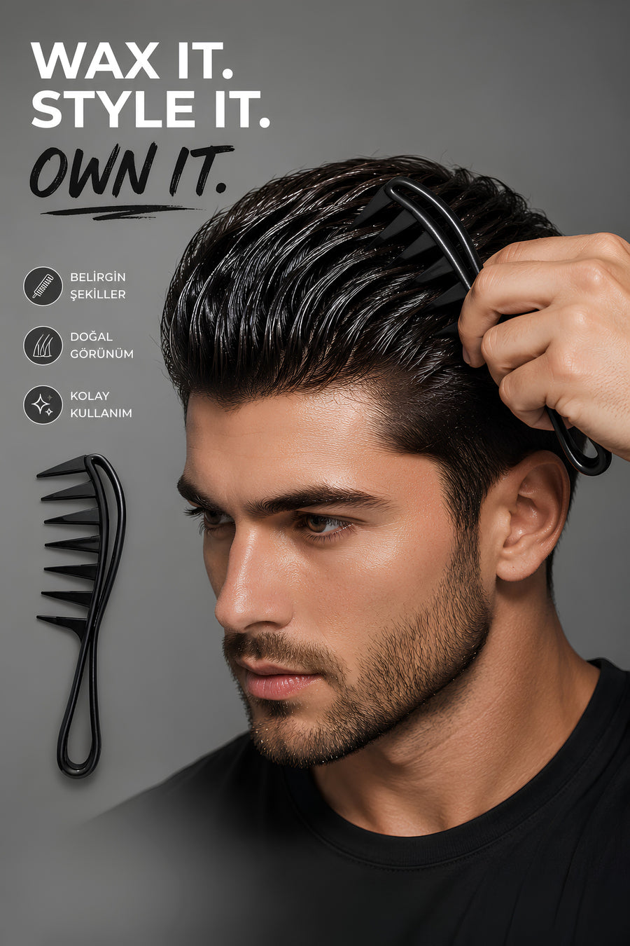 Professional Wax Comb and Miracle Comb Set