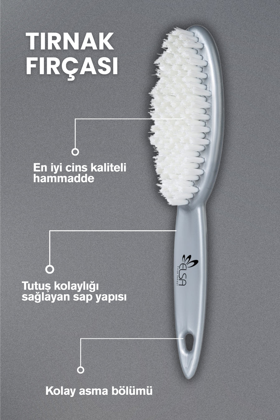 Professional Nail and Multi-Purpose Cleaning Brush for Shoes, Dentures, and Home Cleaning