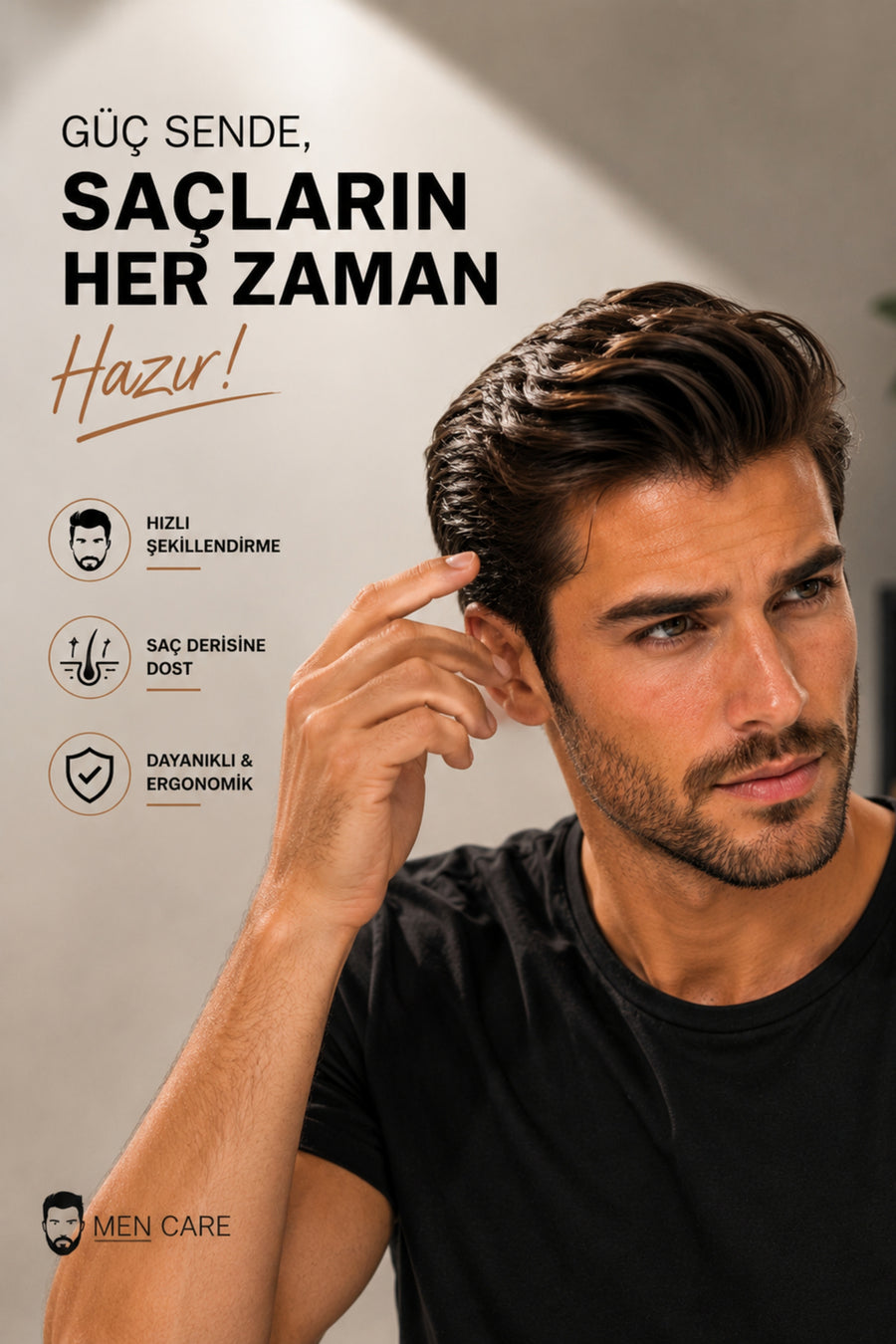 Professional 704 Cobra Thin Hair Brush