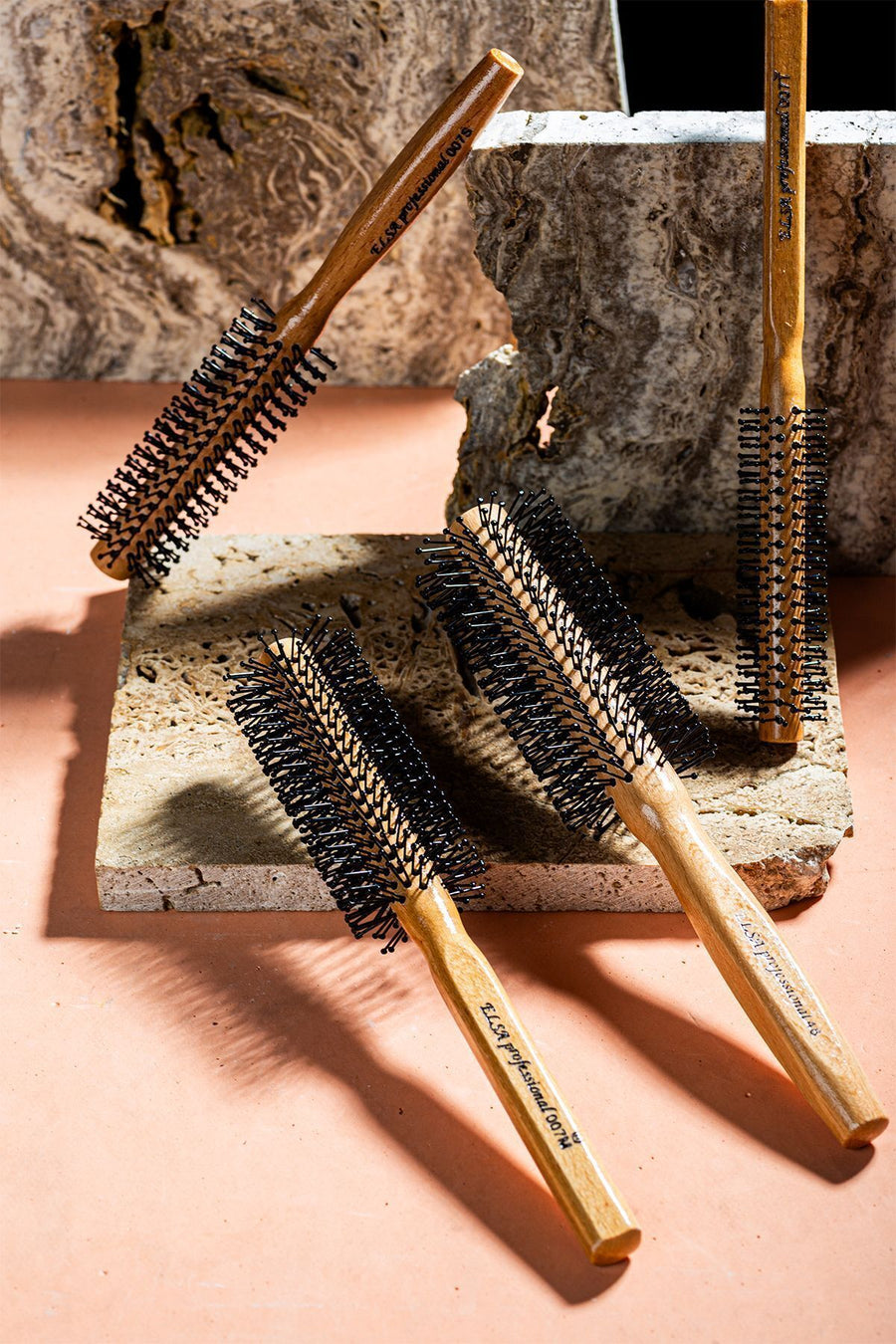 Professional 007 Fine Natural Men's Hair Brush
