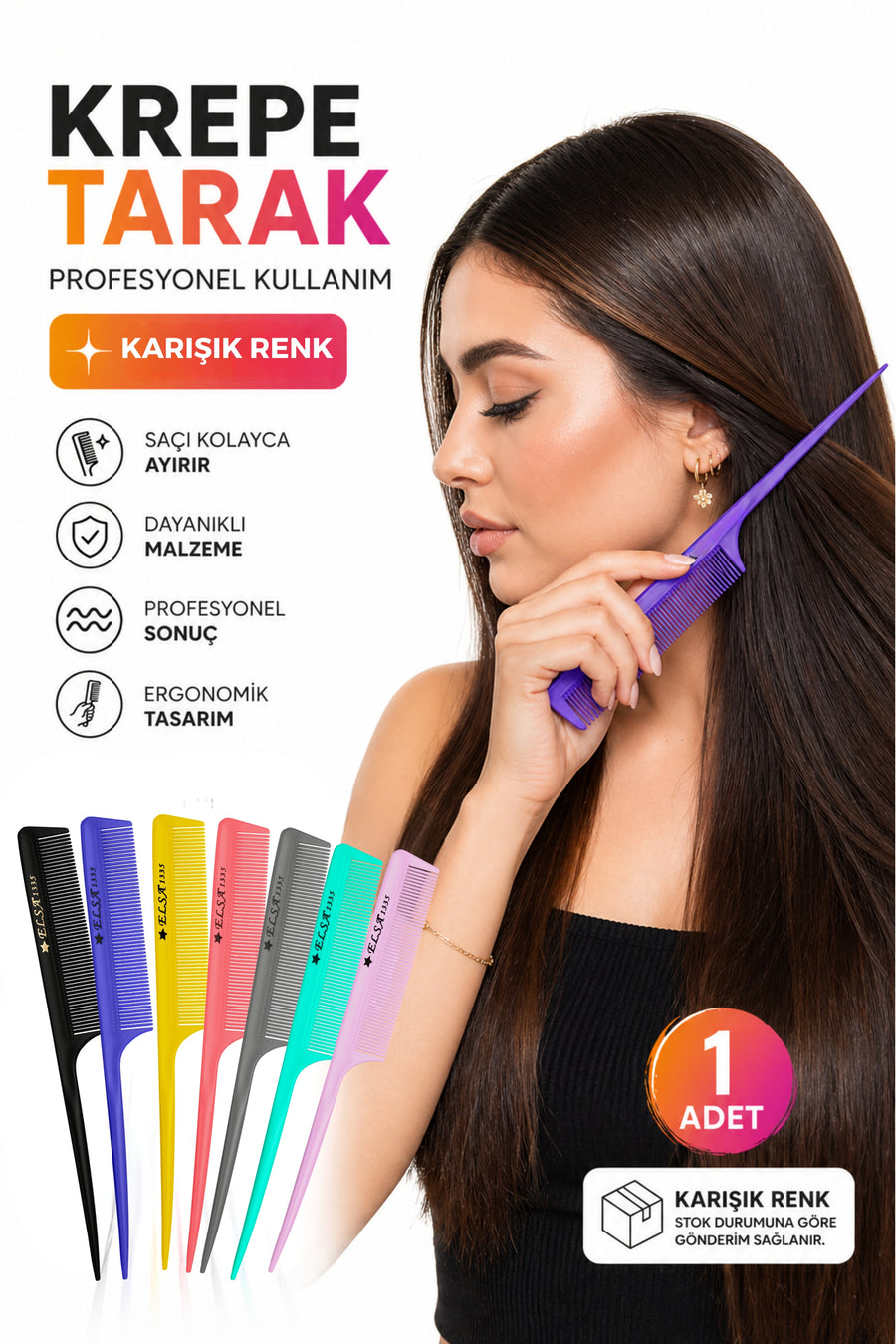Professional Crepe Comb 1335