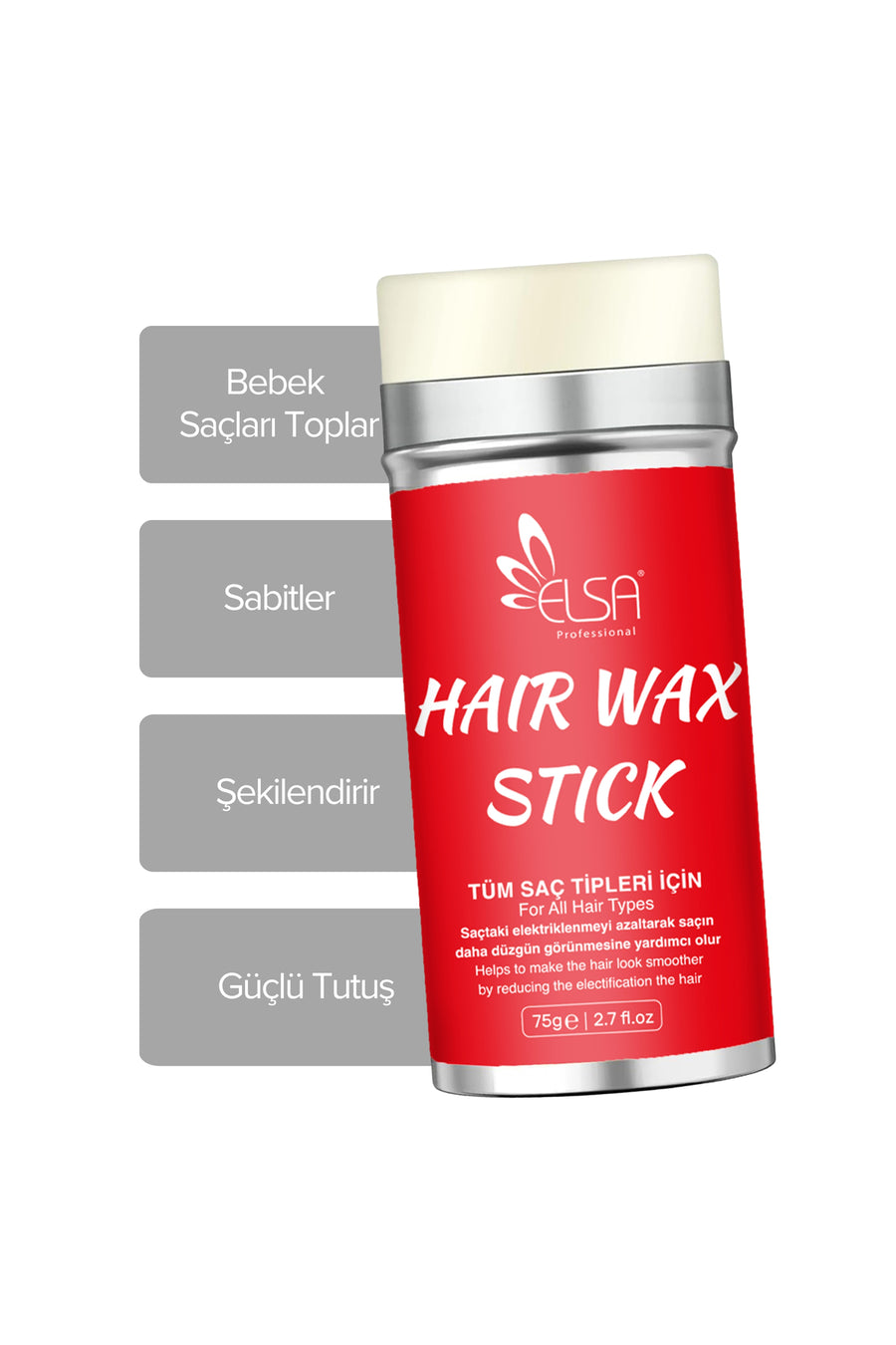 Professional Hair Wax Stick 75gr - Hair Fixer