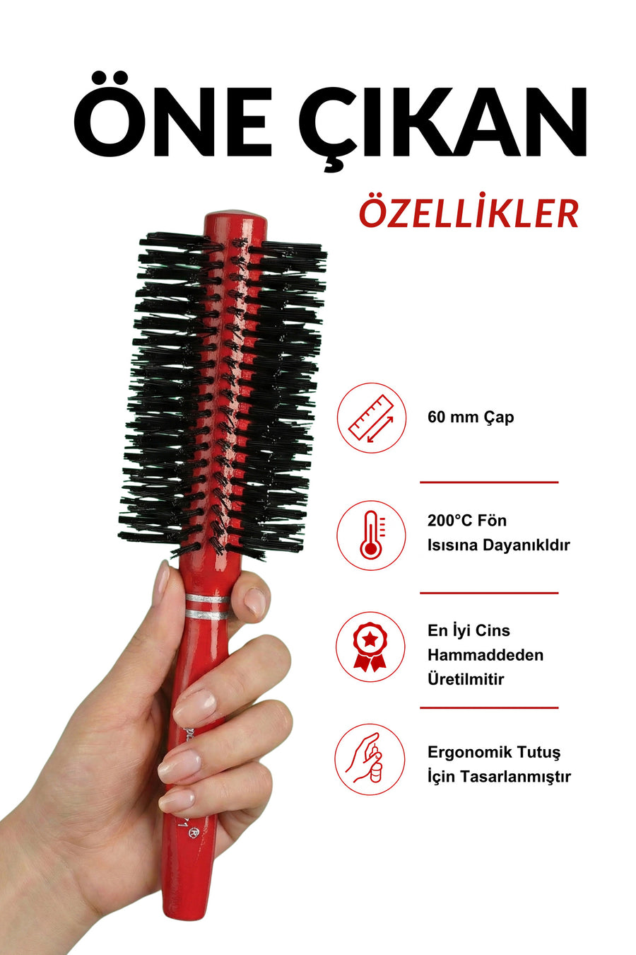 Professional 271 Red Hair Brush