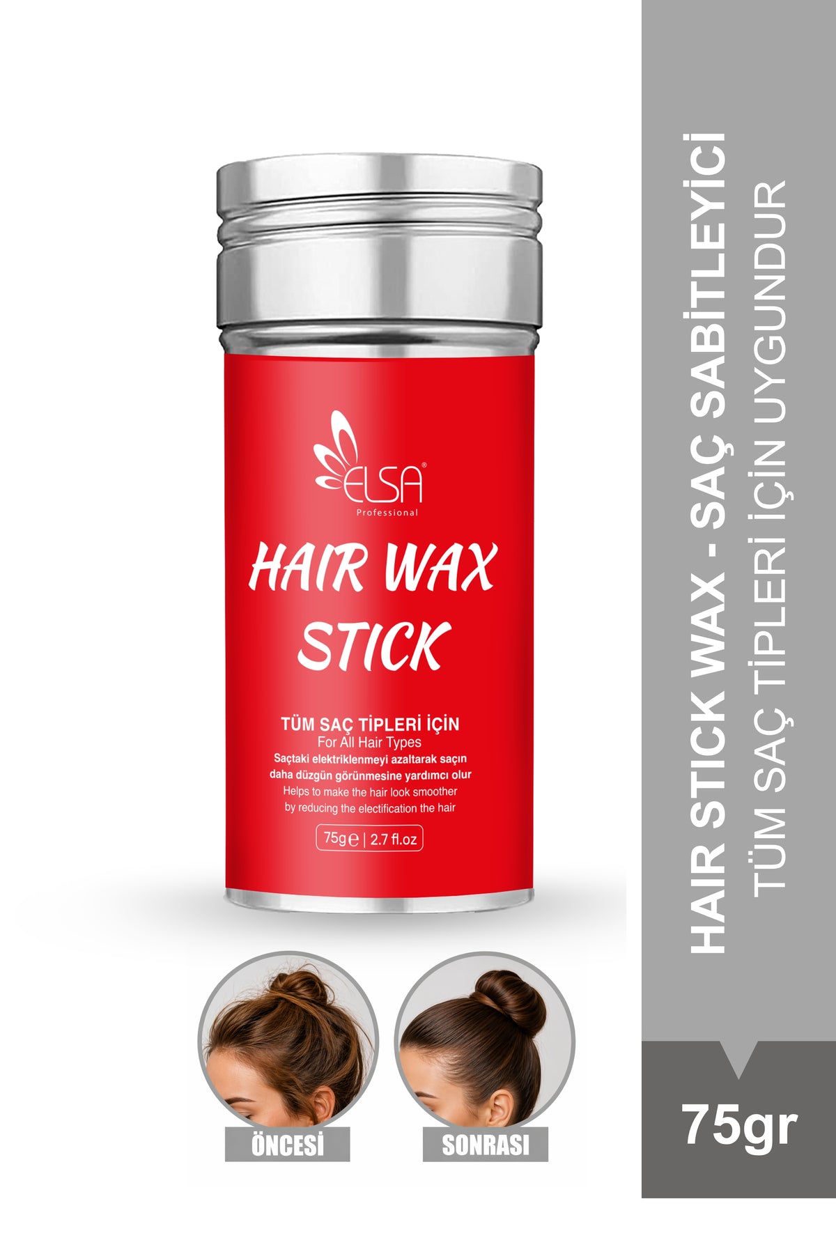 Professional Hair Wax Stick 75gr - Hair Fixer