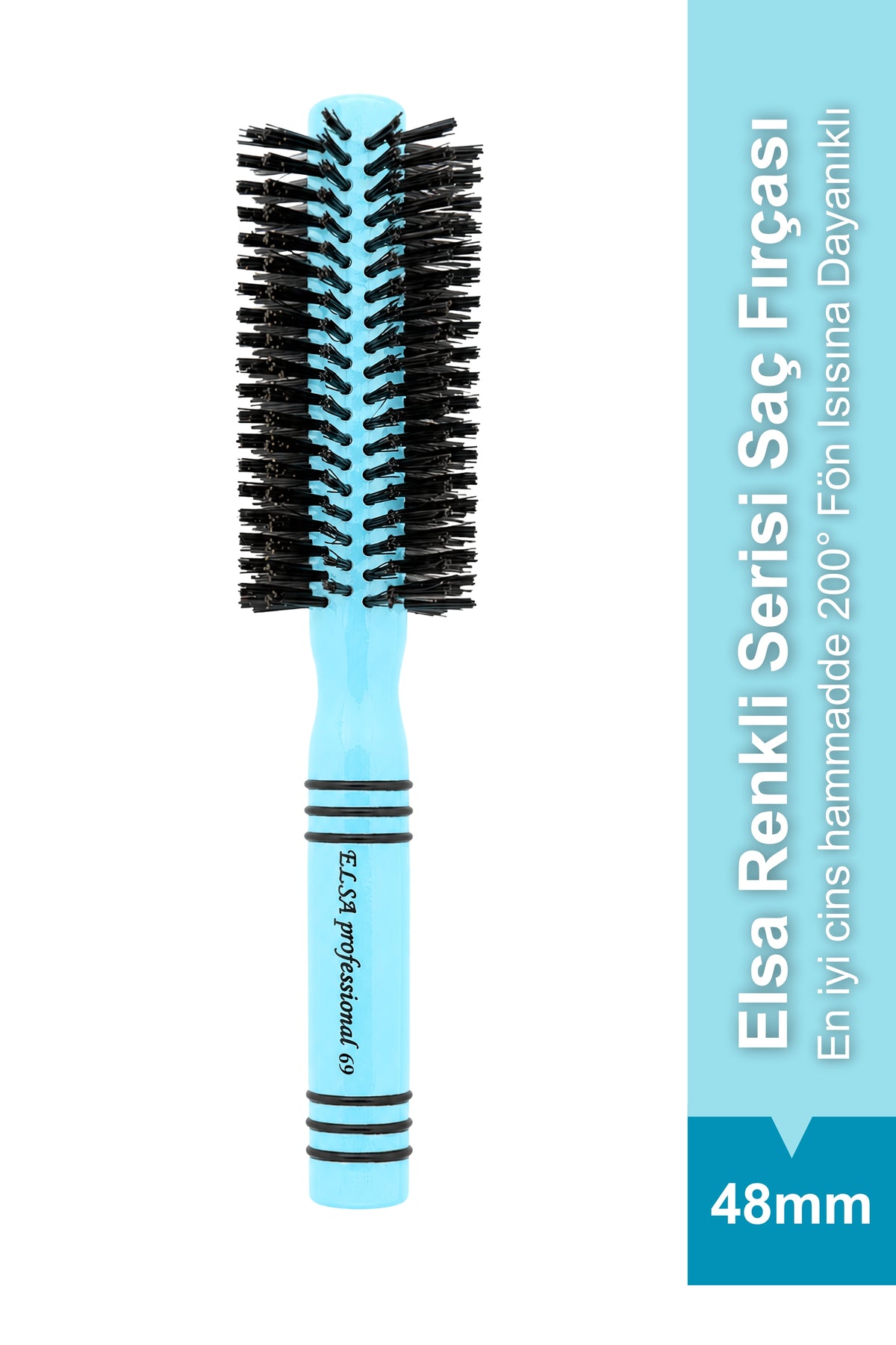 Elsa Professional 69 Cam Göbeği 48 mm fön fırçası ürün görünümü