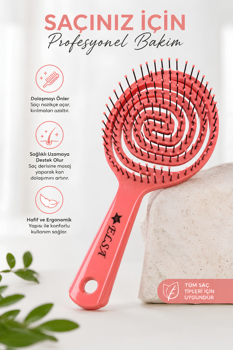 Pro 3D Oval Hairbrush