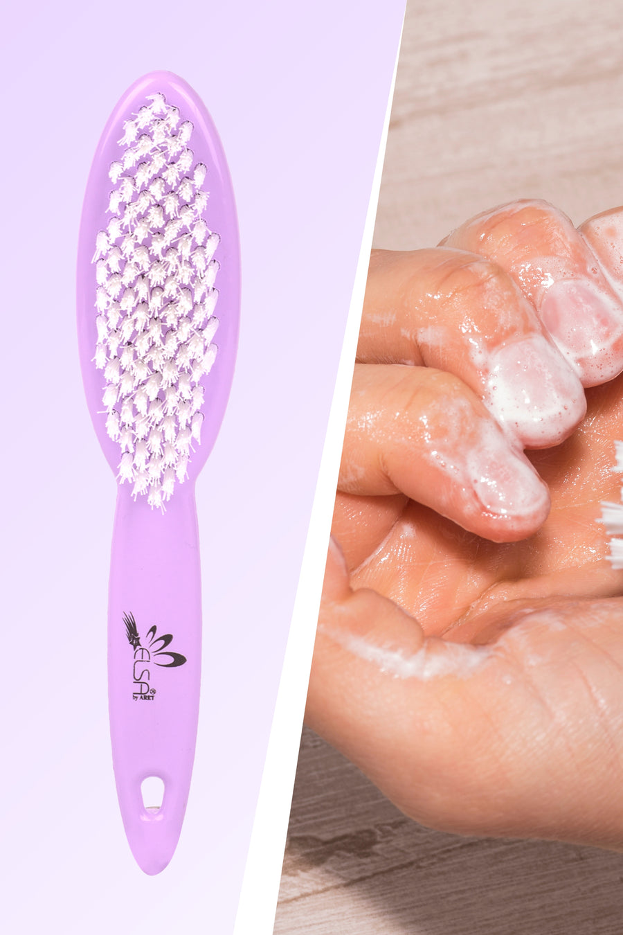 Professional Nail and Multi-Purpose Cleaning Brush for Shoes, Dentures, and Home Cleaning