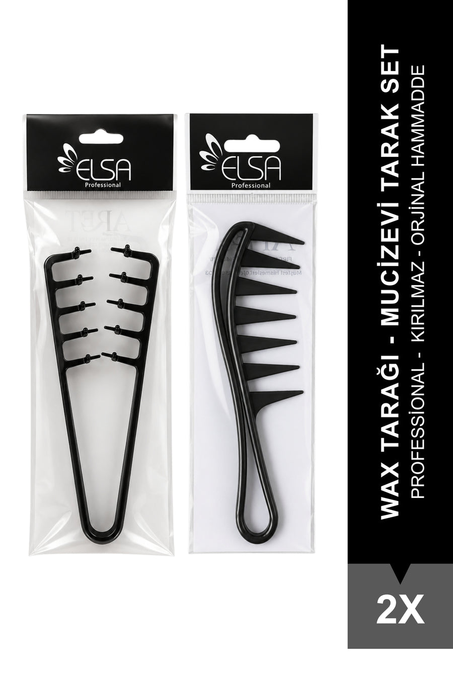 Professional Wax Comb and Miracle Comb Set