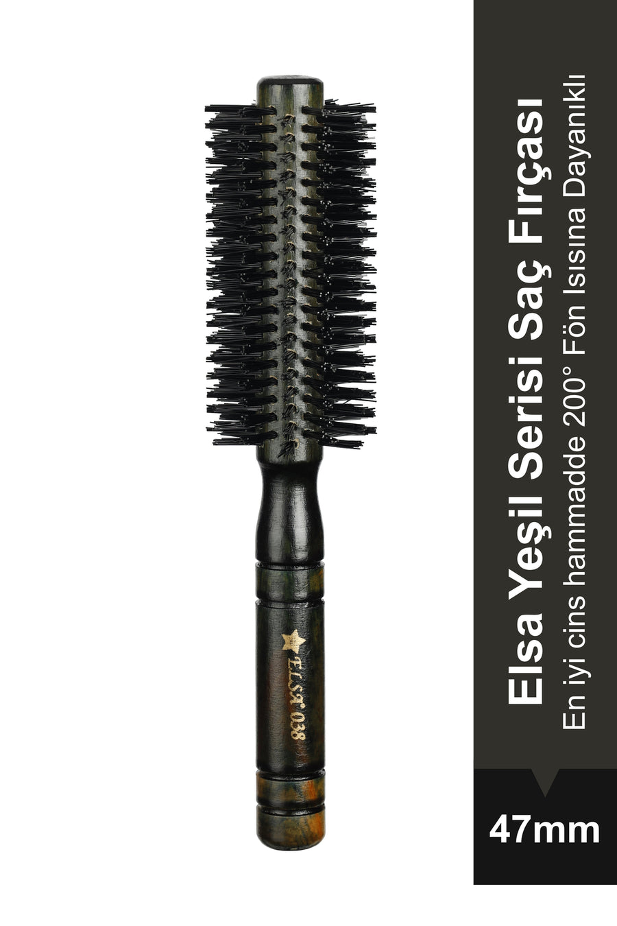 Professional 0.38 Green Hair Brush