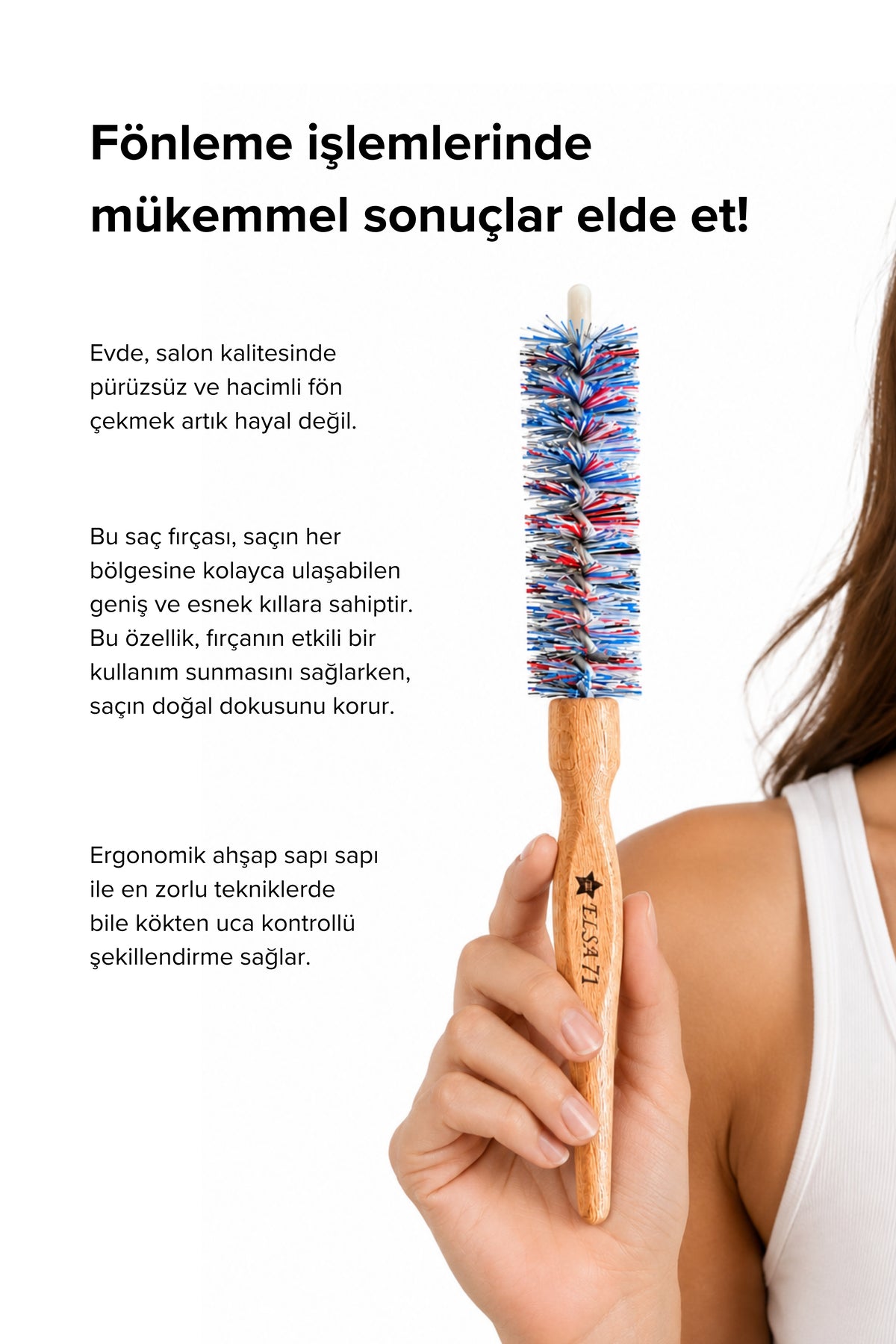 Professional 71 İnce Fön Fırçası