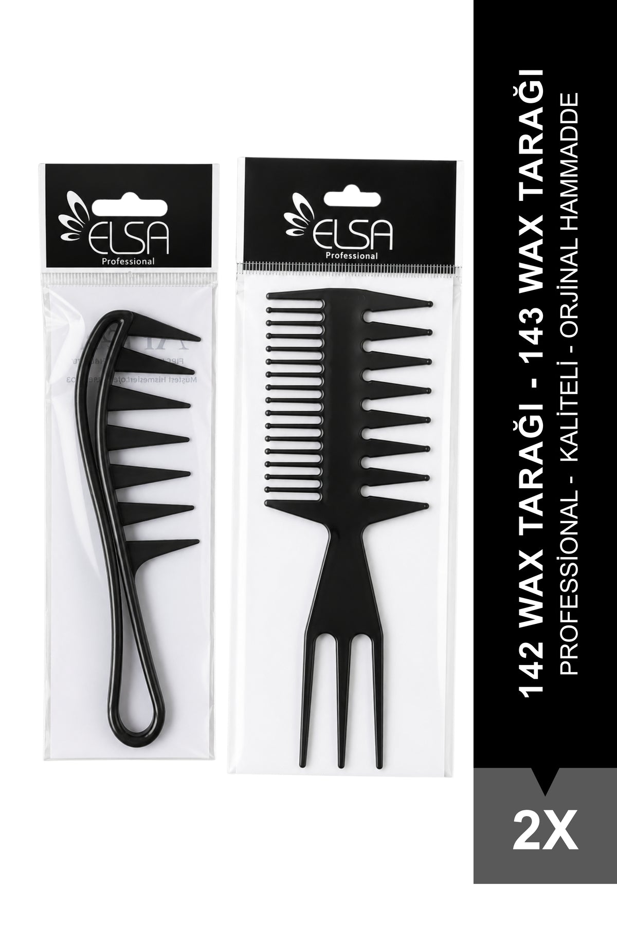 Professional 142 Wax Comb and 143 Wax Comb Set