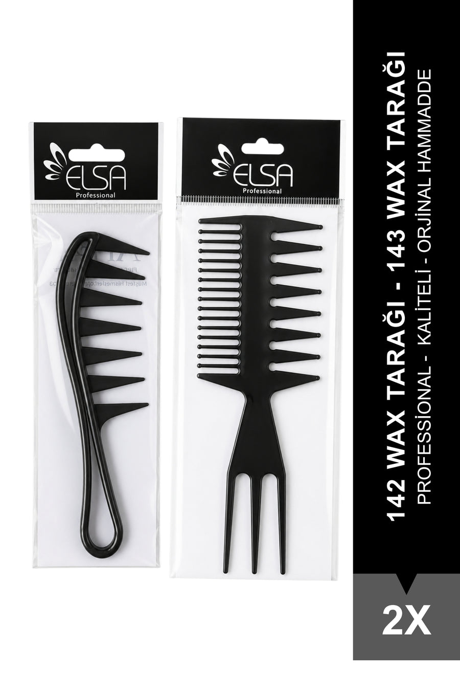 Professional 142 Wax Comb and 143 Wax Comb Set
