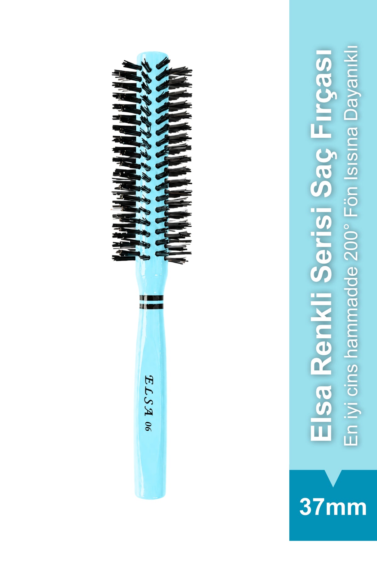 Elsa Professional 06 Cam Göbeği 37 mm fön fırçası ürün görünümü