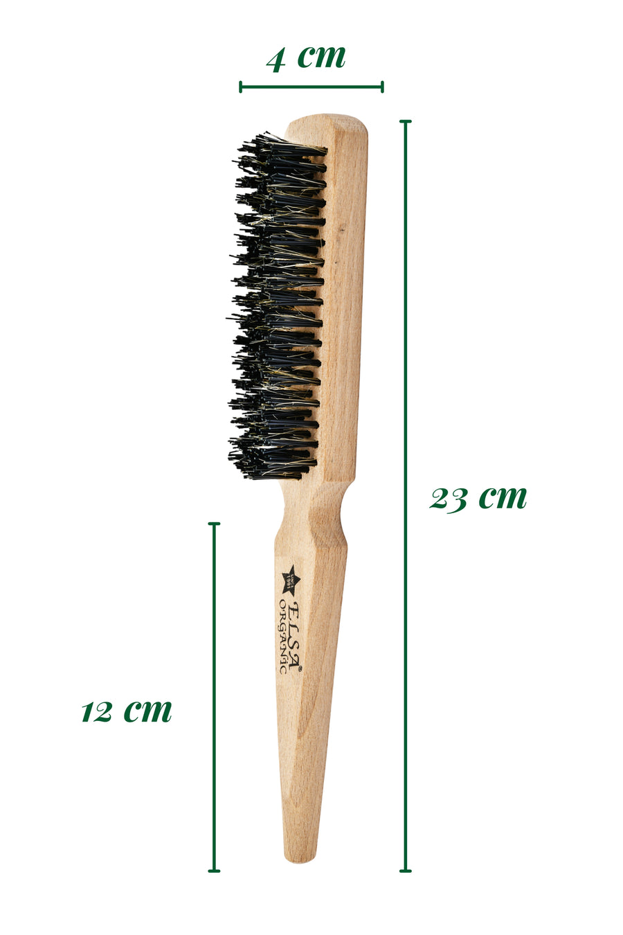 Professional Hair Wax Stick 75gr - Hair Fixative and 131 Organic Bun Brush Sleek Bun 2-Piece Set