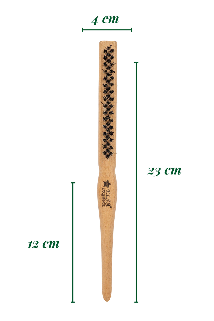 Professional 0.33 Organic Bun Brush Sleek Bun