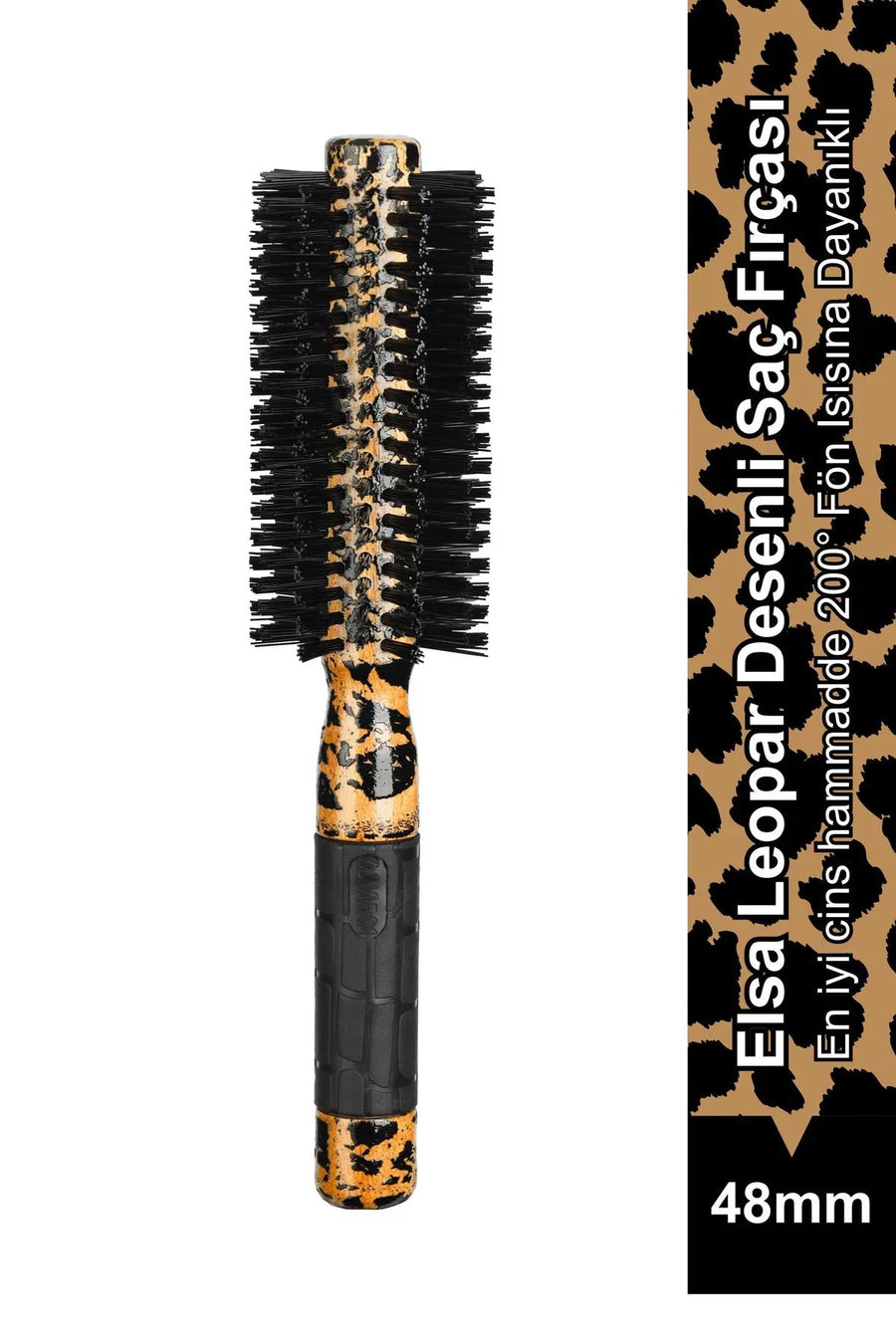 Elsa Professional 501 Kobra Leopar 48 mm fön fırçası