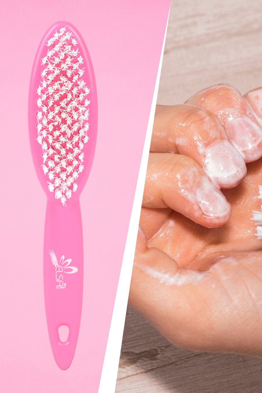 Professional Nail and Multi-Purpose Cleaning Brush for Shoes, Dentures, and Home Cleaning