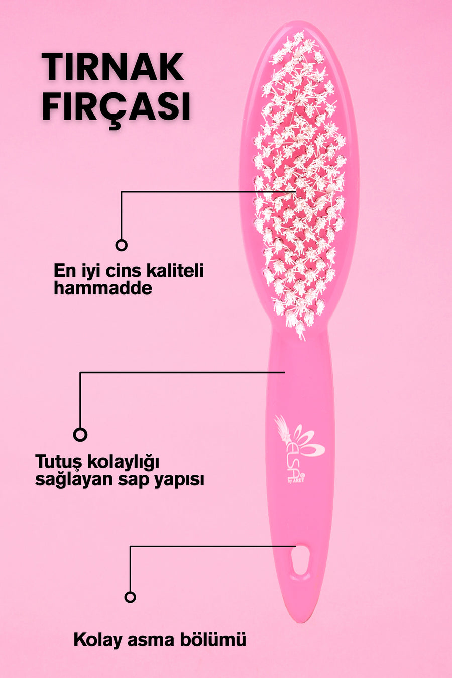Professional Nail and Multi-Purpose Cleaning Brush for Shoes, Dentures, and Home Cleaning