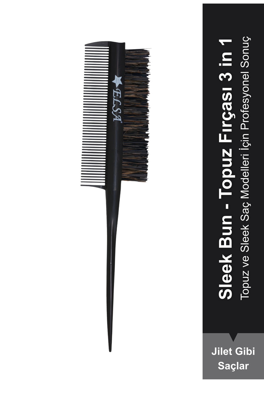 Professional 0.34 Lilac 3-in-1 Bun Brush