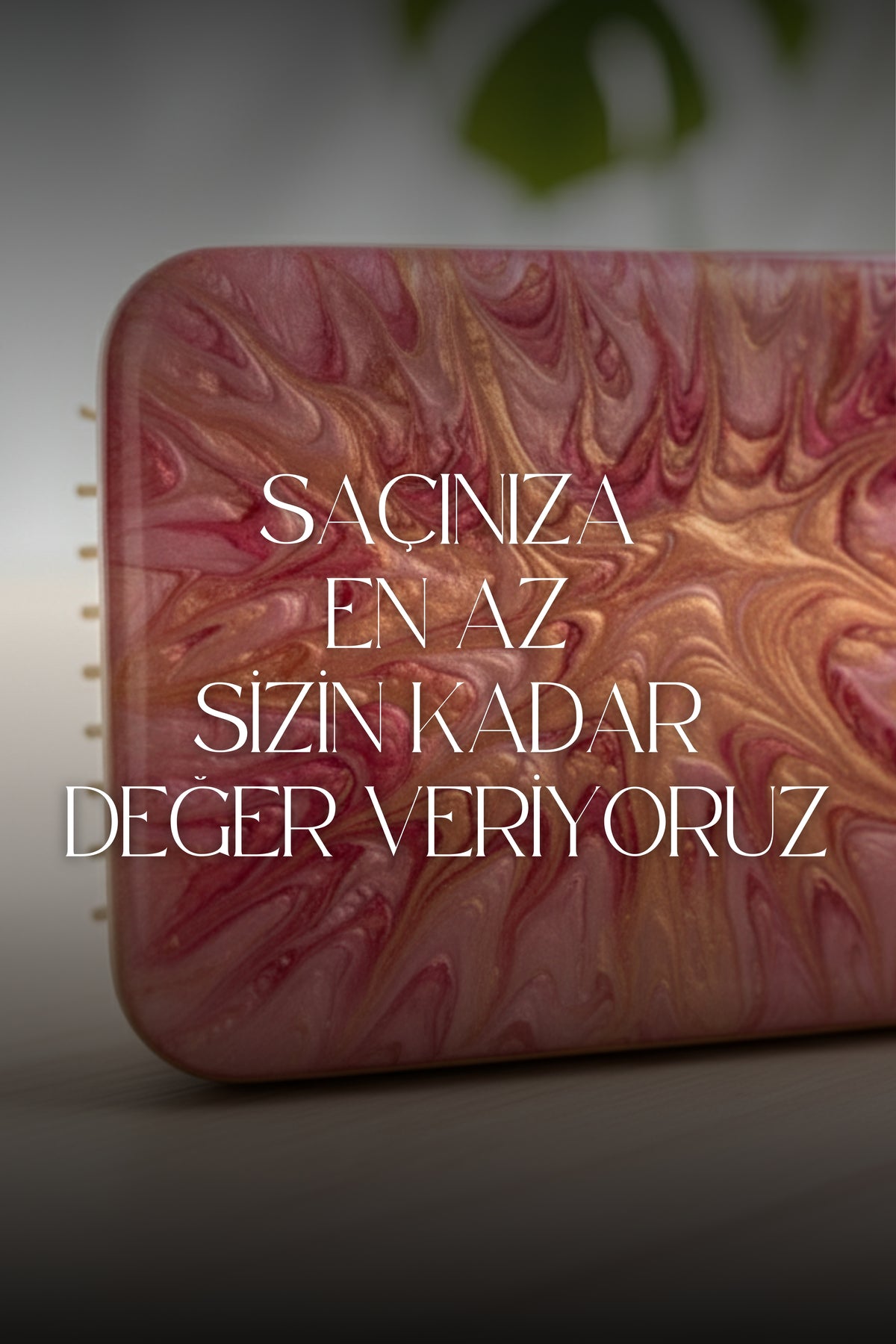 Professional Doğal Ahşap Saplı Sanatsal Tasarım Saç Fırçası - Masaj Etkili & Dolaşık Açıcı