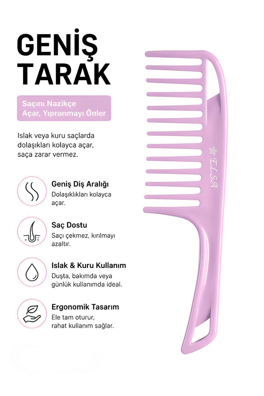 Professional 0345 Wide Comb with Free 3X Crimping Comb