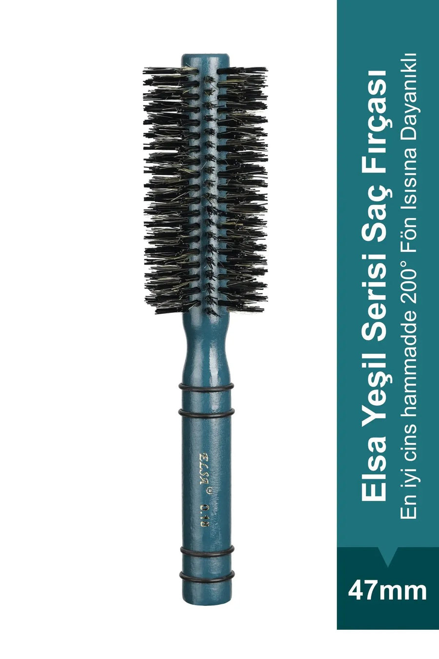 Elsa Professional 0.18 Yeşil 47 mm yuvarlak fön fırçası