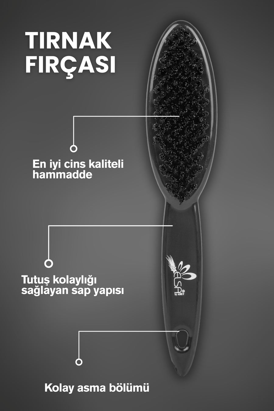 Professional Nail and Multi-Purpose Cleaning Brush for Shoes, Dentures, and Home Cleaning