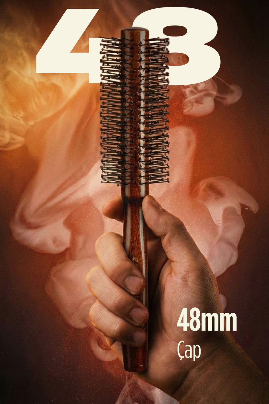 Elsa Professional 48 mm erkek fön fırçası elde görünüm