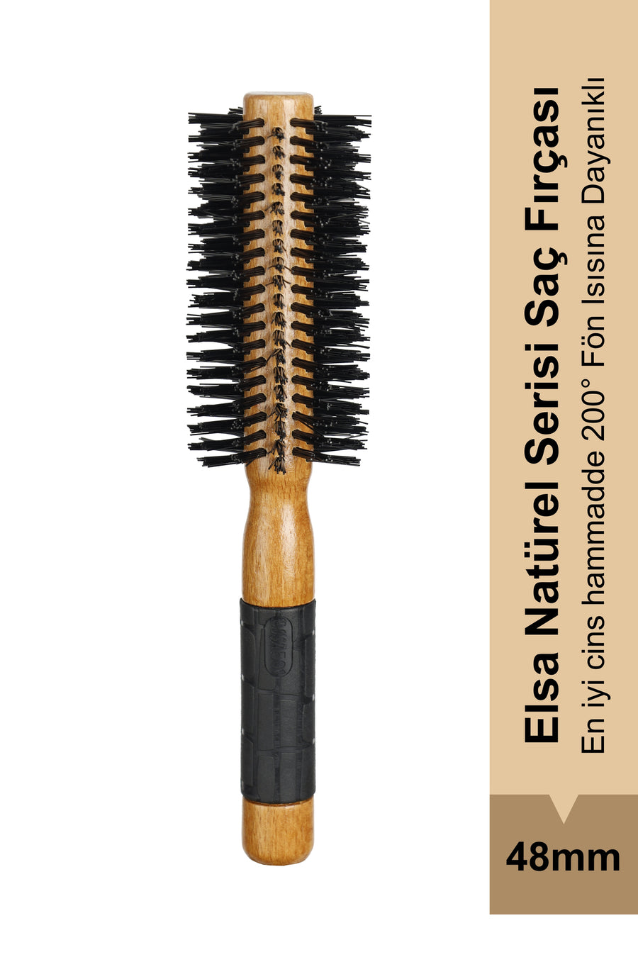 Elsa Professional 501 Natürel fön fırçası 48 mm ve 200°C ürün görünümü