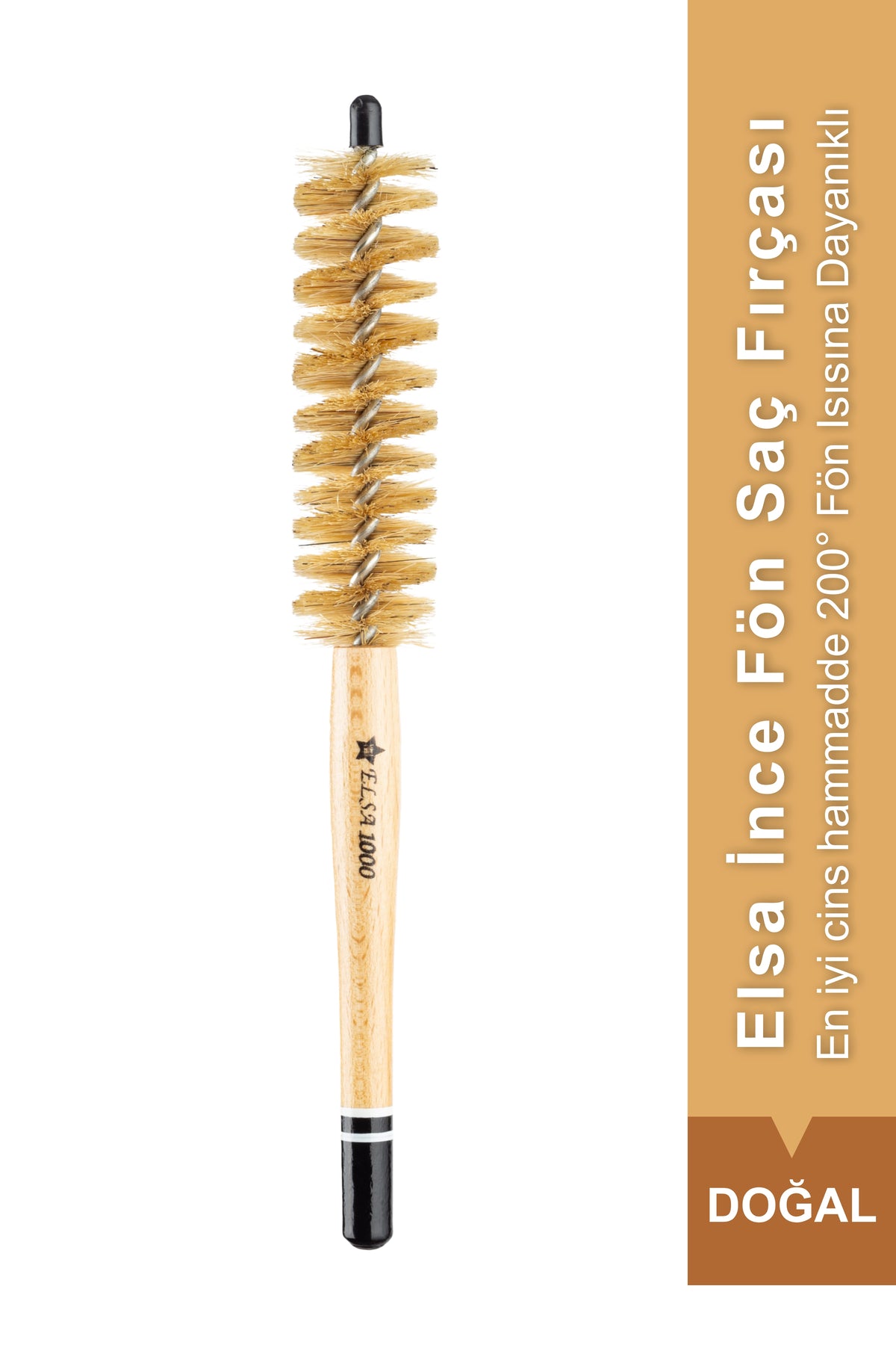Elsa Professional 1000 ince doğal fön fırçası