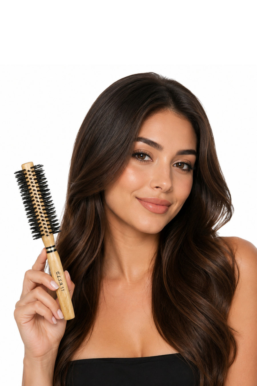 Elsa Professional 11 Natürel Kırçıllı fön fırçası kullanım görseli