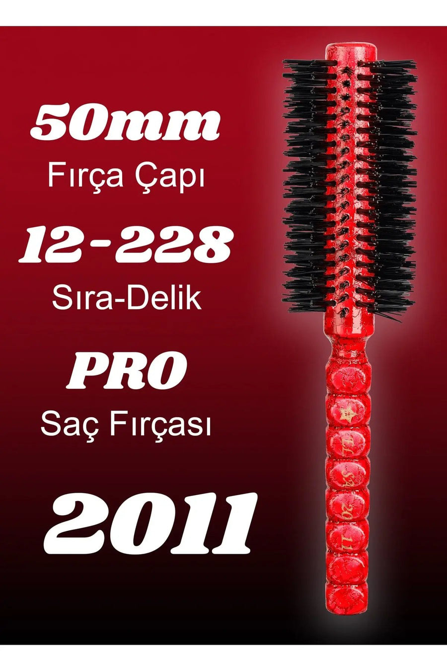 Elsa Professional 2011 50 mm fön fırçası 12 sıra ve 228 delik bilgisi