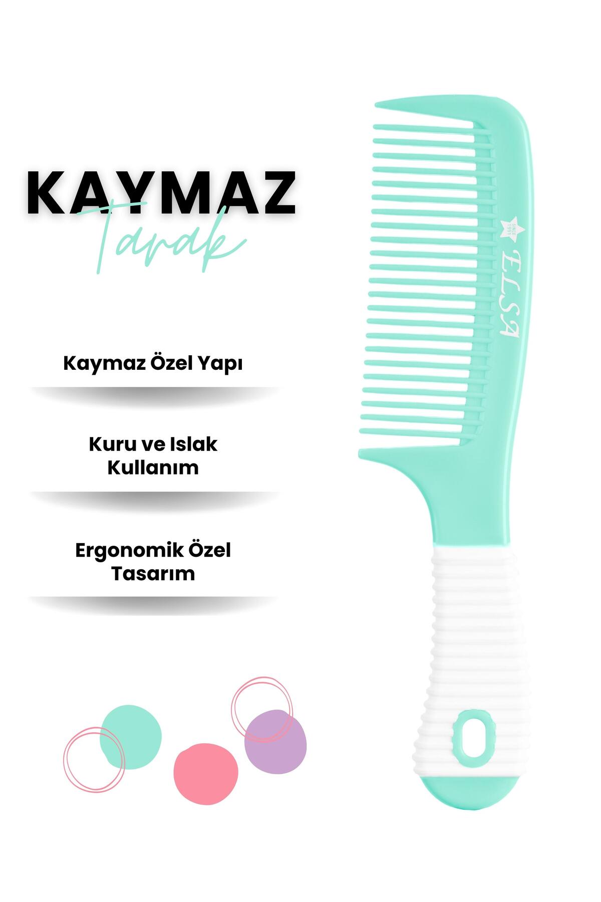 Elsa Professional 1058 Kaymaz Tarak & 0345 Geniş Yüzeyli Tarak 2’li Set - 17. görsel - Elsa Saç Fırçaları