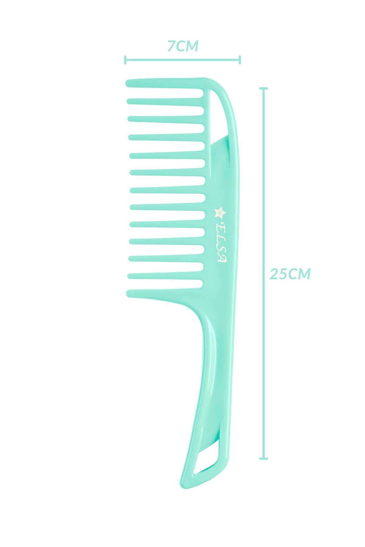 Elsa Professional 1058 Kaymaz Tarak & 0345 Geniş Yüzeyli Tarak 2’li Set - 20. görsel - Elsa Saç Fırçaları