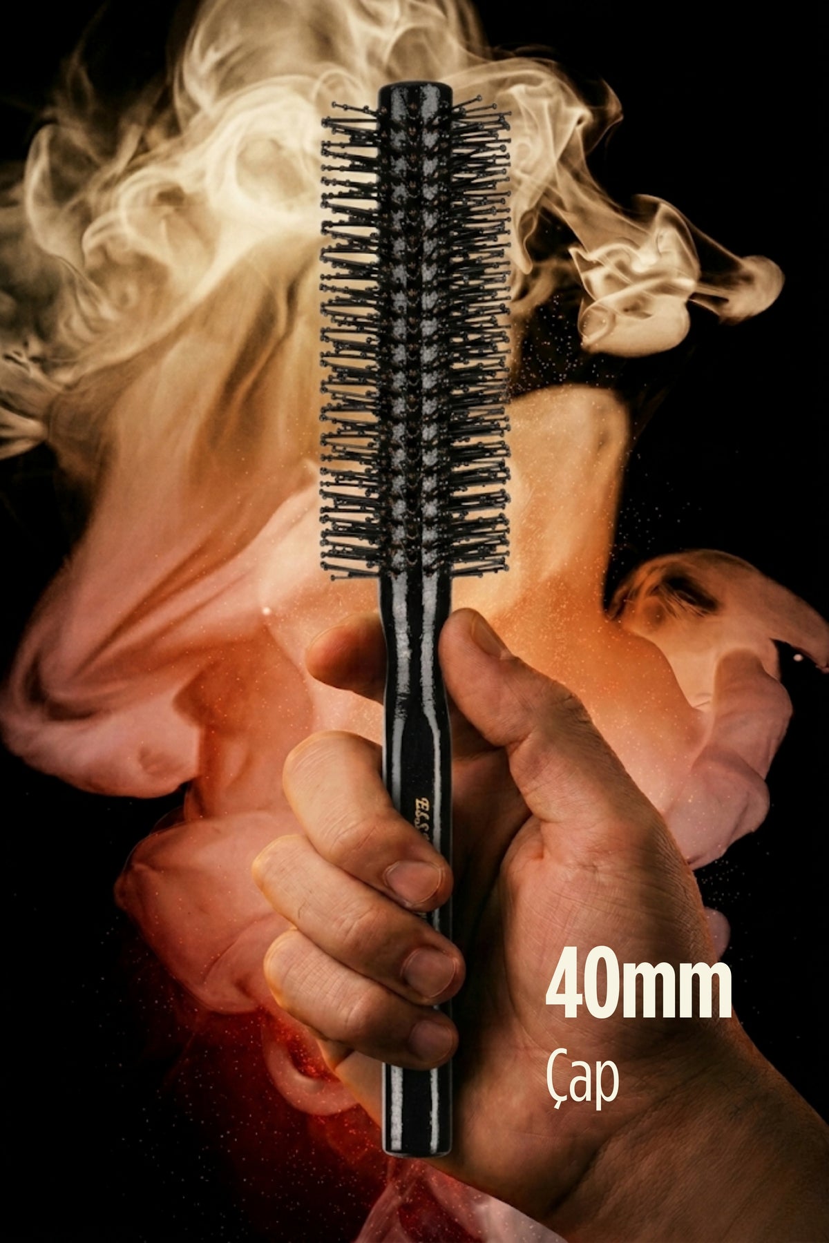 Elsa Professional Dark Serisi 2'li Erkek Fön Fırçası Seti (DS01 + DS02) - 3. görsel - Elsa Saç Fırçaları
